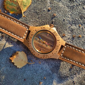 The BAM-BOO Rambler watch Leather Strap image 10