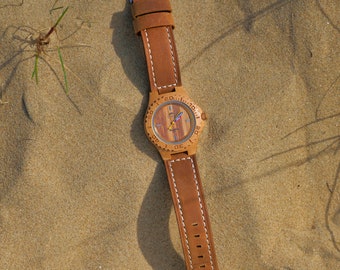 The BAM-BOO Rambler watch - Leather Strap