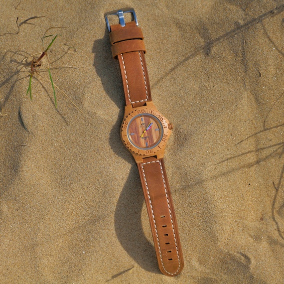 The BAM-BOO Rambler watch - Leather Strap
