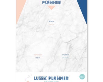 A4 Week planner ~ Paper Plane notepad