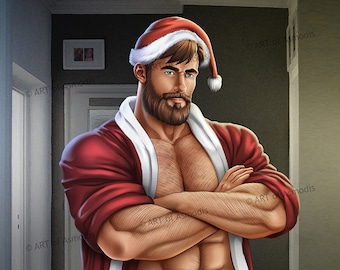 Fine Art Print - "Santa Daniel"