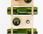 wedding gift wine rack home decor modern geometrical