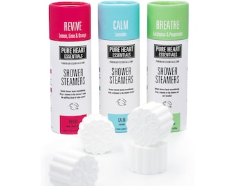 Shower Steamers - Aromatherapy in your shower, Best sellers for men, women, teens, co-worker gift ideas.