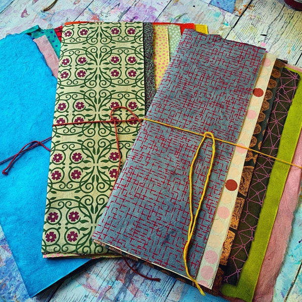 Beautiful lokta paper packs (random selection 7 sheets)