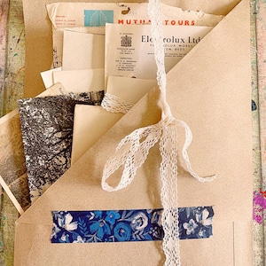 Ephemera wallets - packs of vintage ephemera