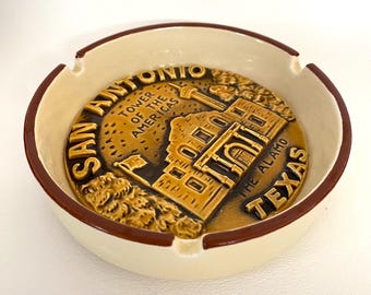 Vintage San Antonio, Texas Souvenir Ashtray