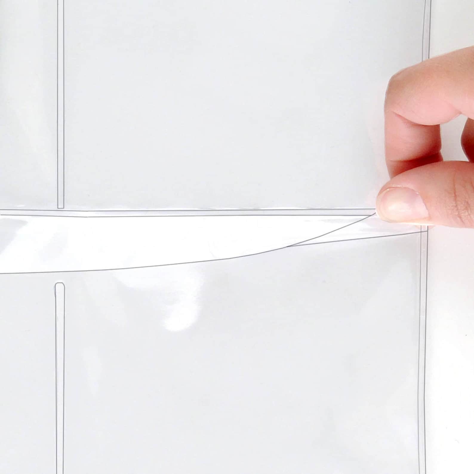 Storesmart 4pocket Clear Plastic Binder Page With Flaps SPT6004F Etsy