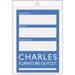 Peel &amp; Stick 1 X 4 Shelf Tag/label Holders Open Long Side SPCSTB2432L ...