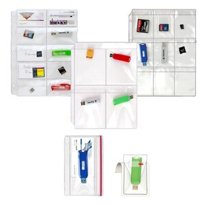 Storesmart - Flash Drive & Memory Card Storage Variety Pack - 15 Pieces ...