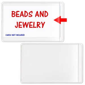 StoreSMART - Peel & Stick Label Holders - 2 1/16&quot; x 3 7/16&quot; - Open Short - (CRFT222S)