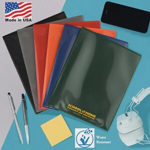 2-Pocket Folders - Durable, Archival Plastic - 6-Pack - Boys Only! - Made in U.S.A (R900BY6)