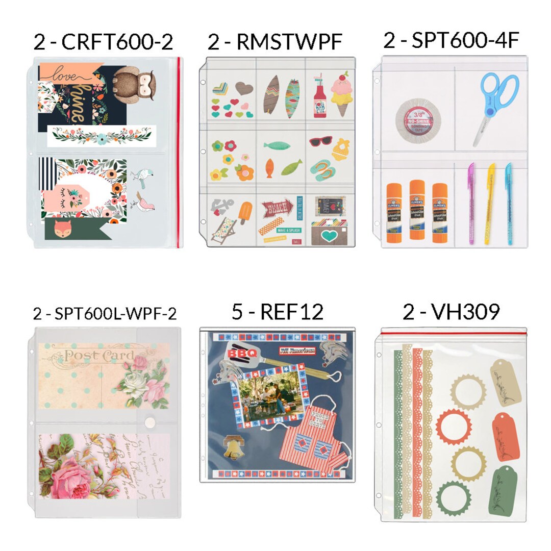 Storesmart - Scrapbooking Storage Variety Pack - 15 Pieces - Etsy