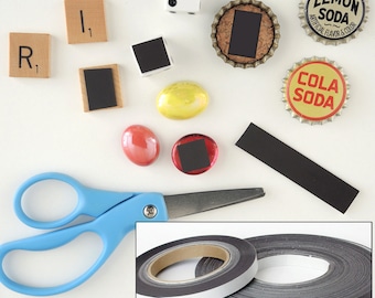 Craft Magnets - Magnetic Tape Roll - Peel & Stick Backing - 1/2 inch - (MAGSTB)