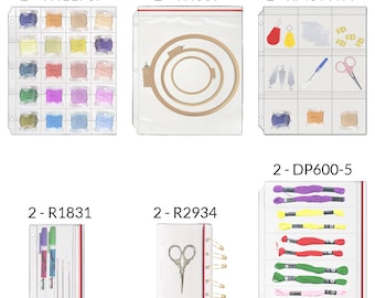 StoreSMART - Embroidery / Cross Stitch Storage Variety Pack - 12 Pieces