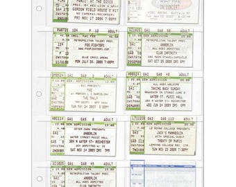 Clear Vinyl Ticket Stub Binder Pages – 10-Pocket, 10-Pack (VH308-TKT)