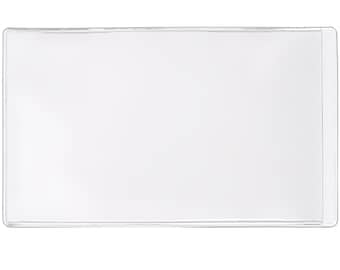 3" x 5" Peel & Stick Vinyl Plastic Pocket - Open Short Side - (STB164S)