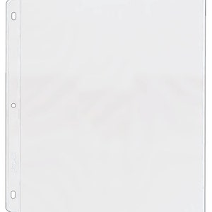 May include: Clear plastic sheet protector with three holes punched along the left side. The sheet protector has the text "PRO-22" printed in the bottom left corner.