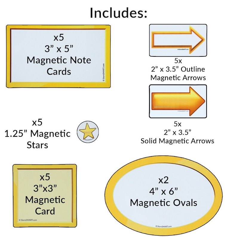 Storesmart Red Communication Board Starter Kit 31 Etsy