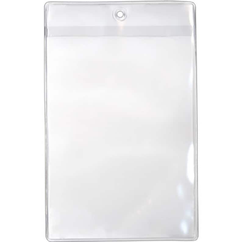 Storesmart Plastic Furniture Tag Holders 4 X 6 Open Short Side HPE107S