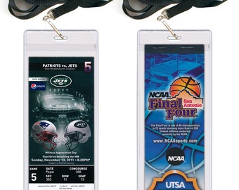 Event Ticket Holders with Lanyard - 3" x 8" - (LY3019S)