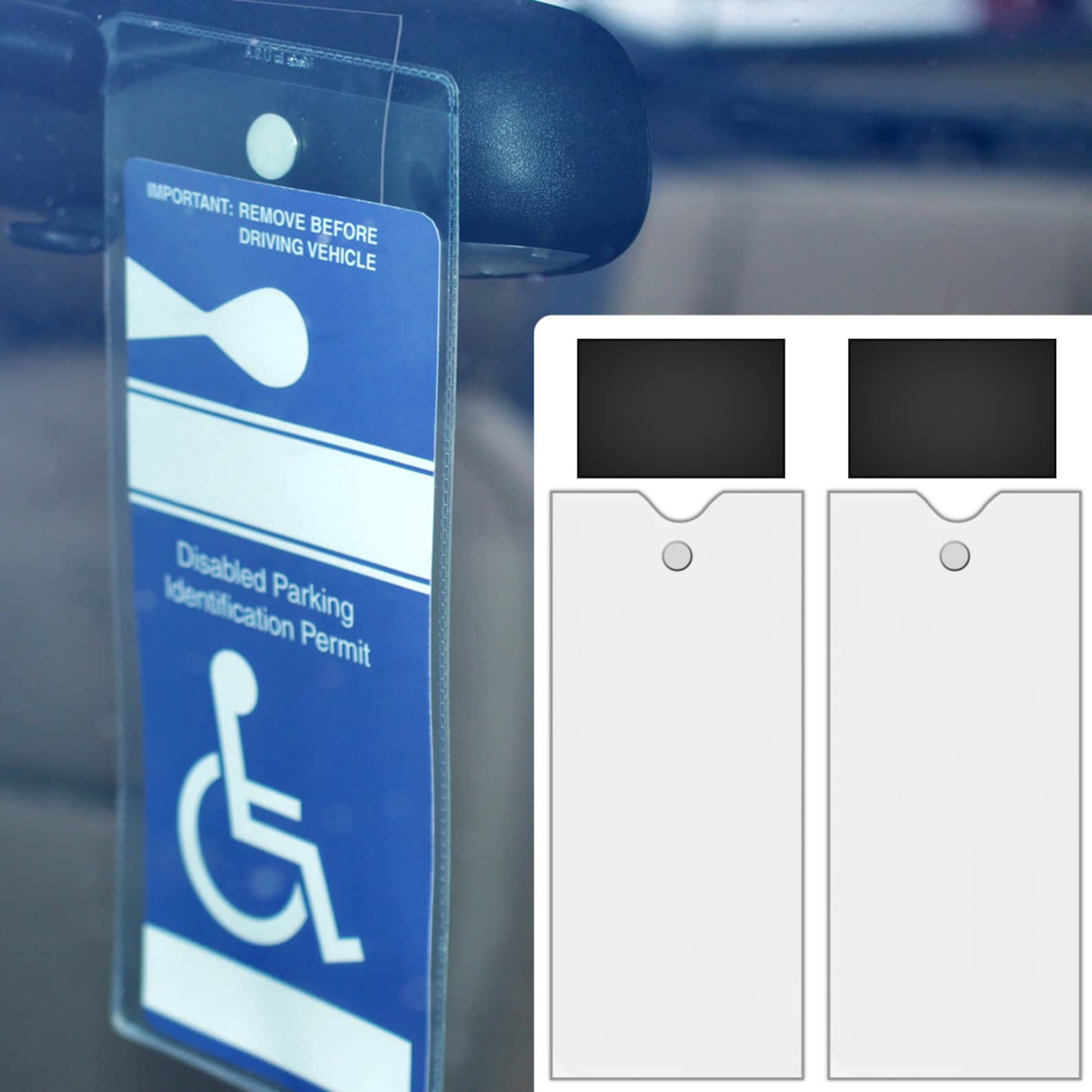 Holders for Parking Placards 2PACK MMP2 Etsy