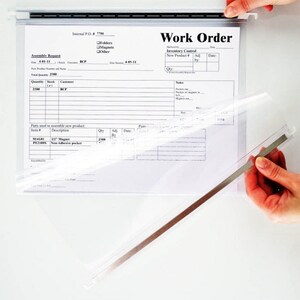 Clear Hanging File Folder With Two Sturdy Metal Rods (RHF231C) - Etsy