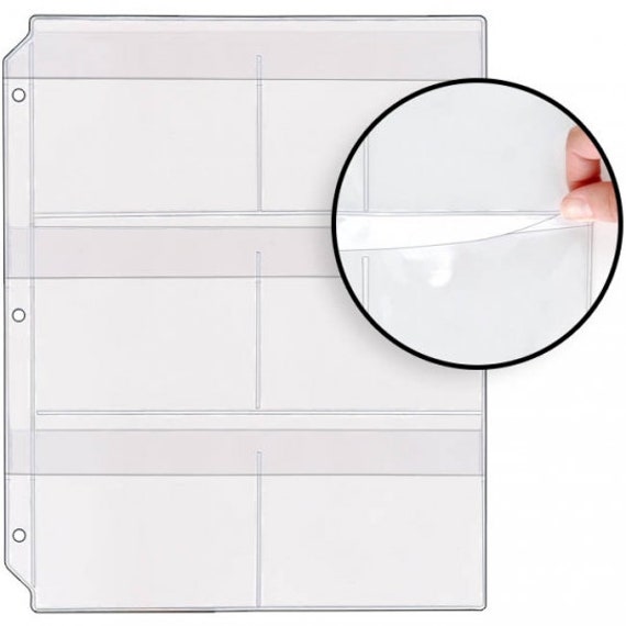 6 pocket card binder 60 Pockets Graded Binder, Toploading PSA Slab Holder Album, PU Leather Graded Card Storage Binder, Premium PSA Card Album with Sleeves (Black) : Toys & Games In additional to the acid 6-pocket Clear Plastic Binder Page