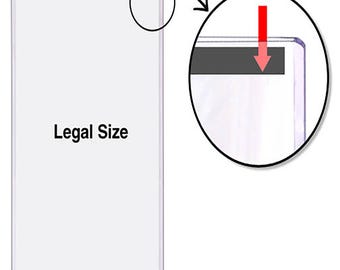 Magnetic Legal Size Frame – Rigid Document Holder 8.5" x 14"