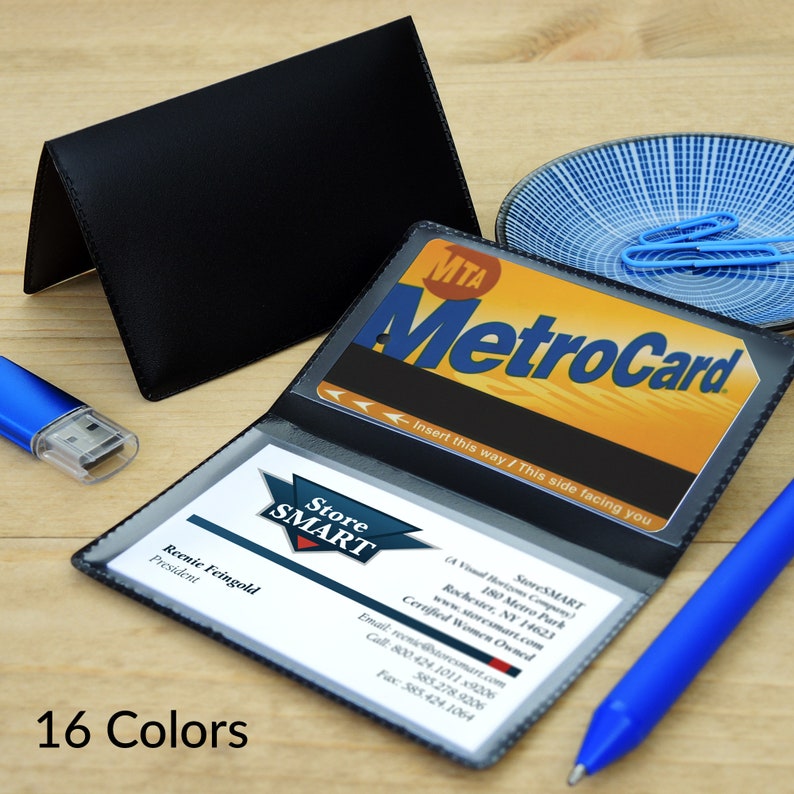 Folding Business Card Holders Plastic RPP2915 Etsy