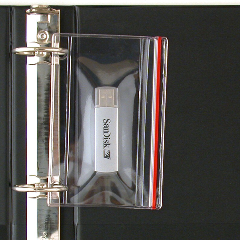 Flash Drive Zipper Case for 3Ring Binders 25Pack Vinyl Etsy