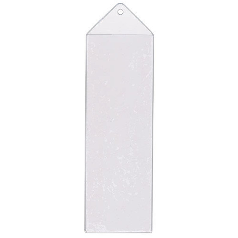 Bookmark Covers/Holders with Tassle Hole Clear Plastic Etsy