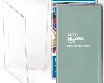 StoreSMART - Plastic Cover for Vehicle Mileage Booklet - (RSPC300-VM)