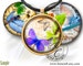 Vintage Butterflies and dragonflies with leaves 1'' circles, 25mm, 30mm, 1.25 