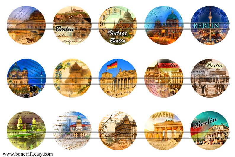 Flags bottle caps 1/'/' circles 1.5 images for pendants glass cabochons charm resin pendants Germany 25mm Vintage Berlin 30mm 1.25