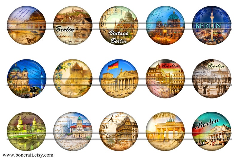Flags bottle caps 1/'/' circles 1.5 images for pendants glass cabochons charm resin pendants Germany 25mm Vintage Berlin 30mm 1.25