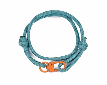 Turquoise Paracord Bracelet: Adjustable Sliding Knot, Waterproof Unisex Design