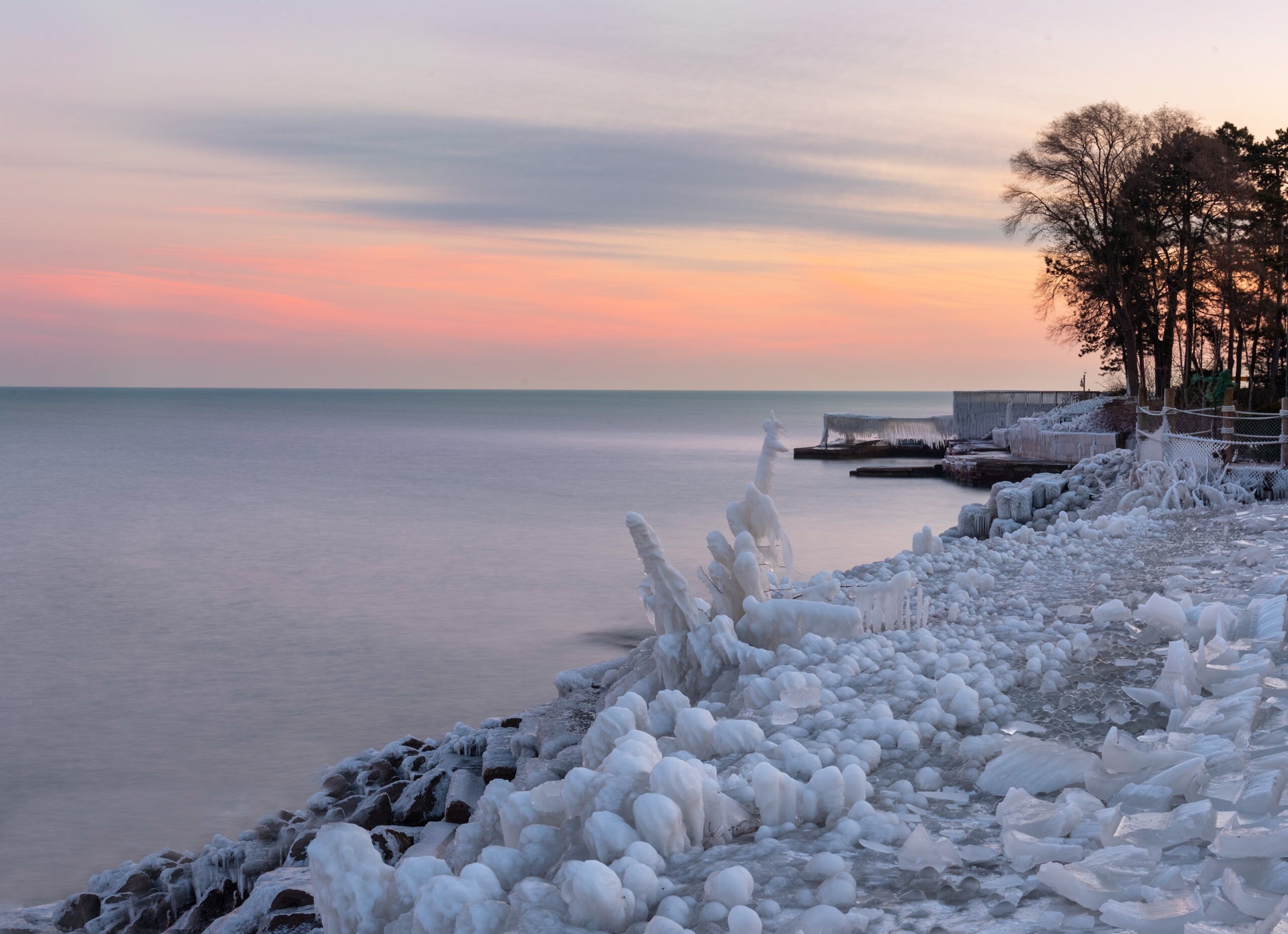 Frozen Lake Erie print photograph wall art picture ohio | Etsy