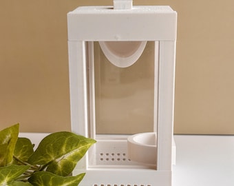 3D Printed Jumping Spider Enclosure, Small Spider Habitat