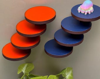Jumping spider enclosure ladder or steps, magnetic enclosure accessory, small/medium decor for habitat