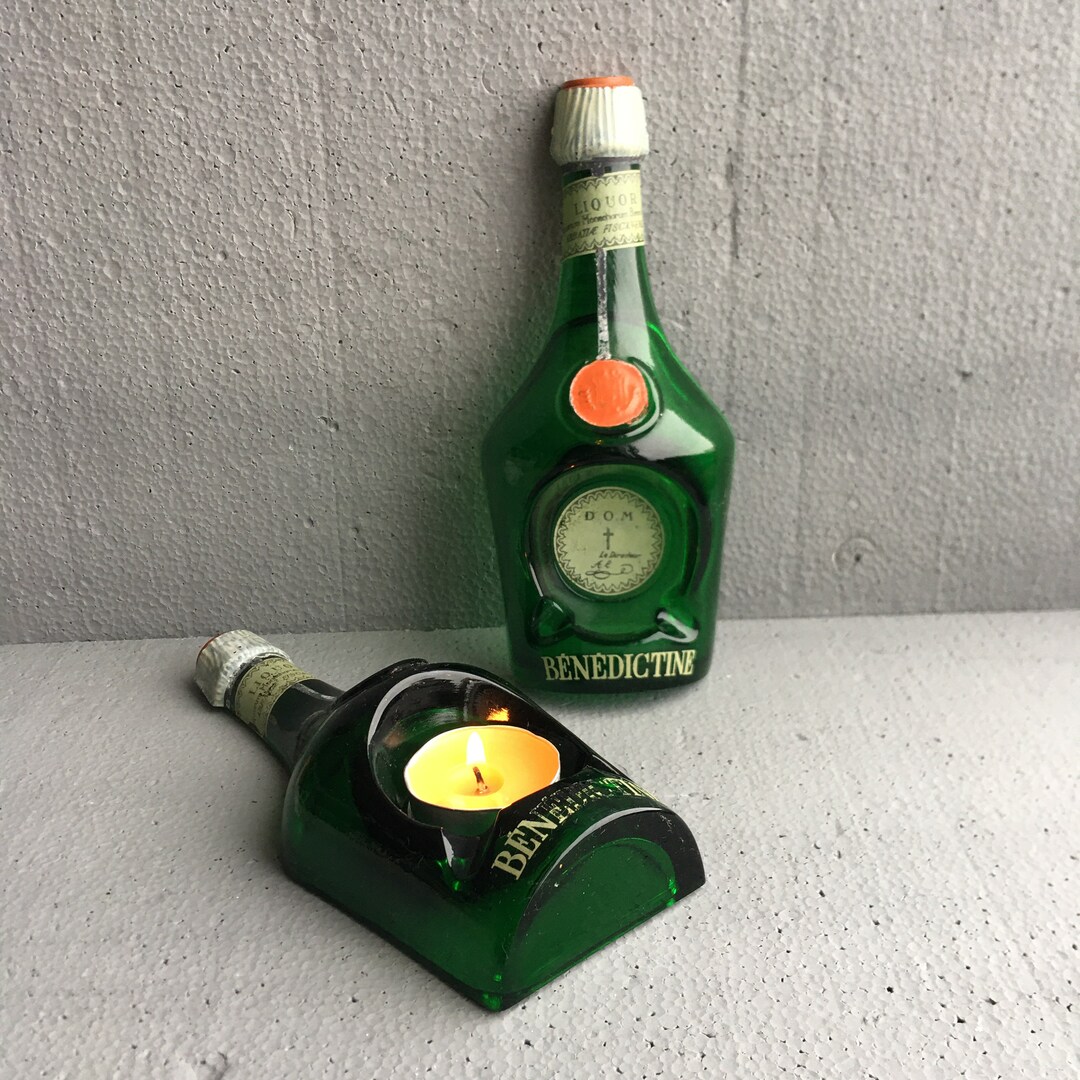 Vintage VTG Glass Bottle Ashtray / Ashtrays Pair / Set of 2 / Etsy