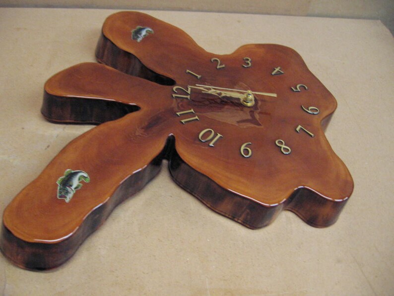 Cypress Clock With Little Bass on the Flutes and Really Great Etsy