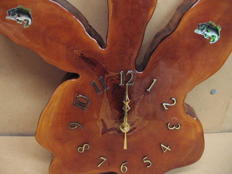 Cypress Clock With Little Bass on the Flutes and Really Great Etsy