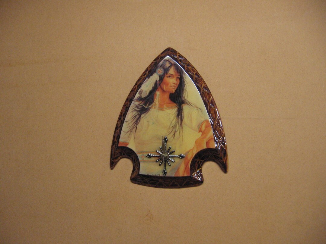 Maiden in White Arrowhead Clock - Etsy