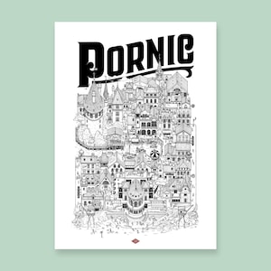 Illustrazione di Pornic di Docteur Paper