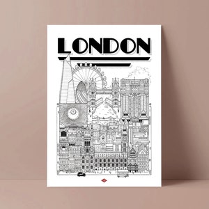 London poster by Docteur Paper