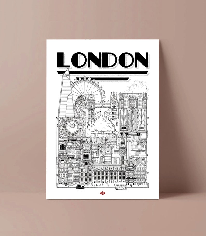 London poster by Docteur Paper image 1