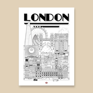 Illustratie van Londen door Docteur Paper