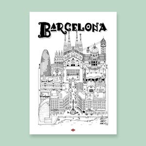 Illustration de Barcelone par Docteur Paper