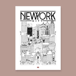 Illustration de New York par Docteur Paper