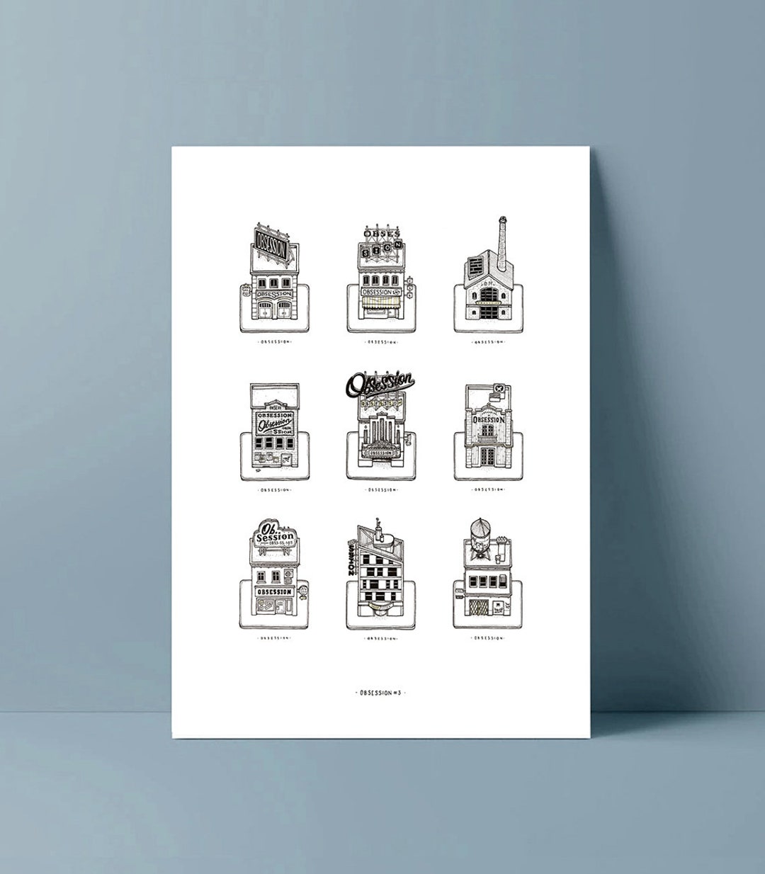 Poster Obsession 3 by Docteur Paper - Etsy Canada